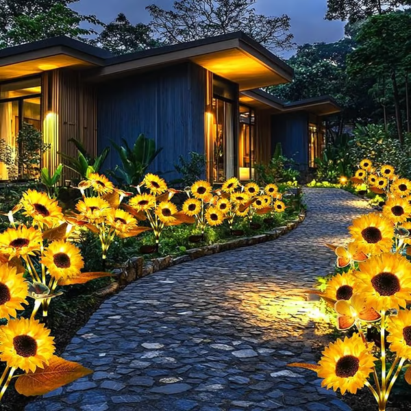 Solar LED Sonnenblumen Gartenlichter | Nur Heute 50% RABATT!🌻