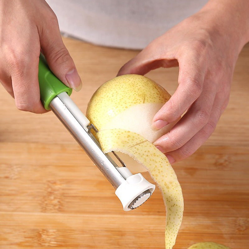 1+1 GRATIS | FruitZen™ | 2-in-1 Obstschäler – Schälen & Entkernen in einem