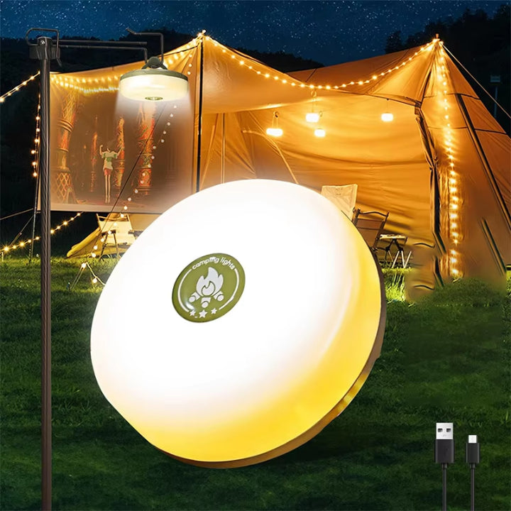GlowCamp™ 4-in-1 LED-Lichtset – stimmungsvolles Licht für draußen & unterwegs
