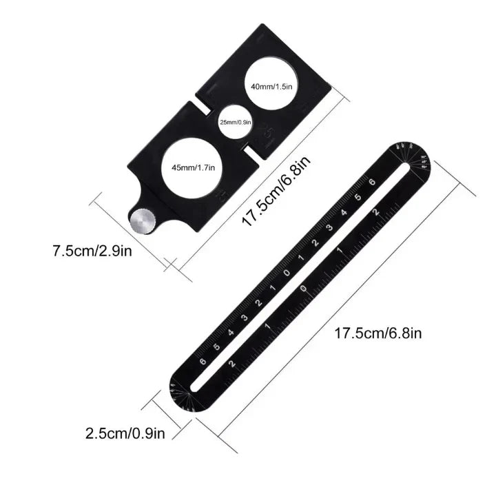 AngleForm™ ProMeasure – Die intelligente Mehrwinkel-Messschablone für präzise Handwerksarbeit