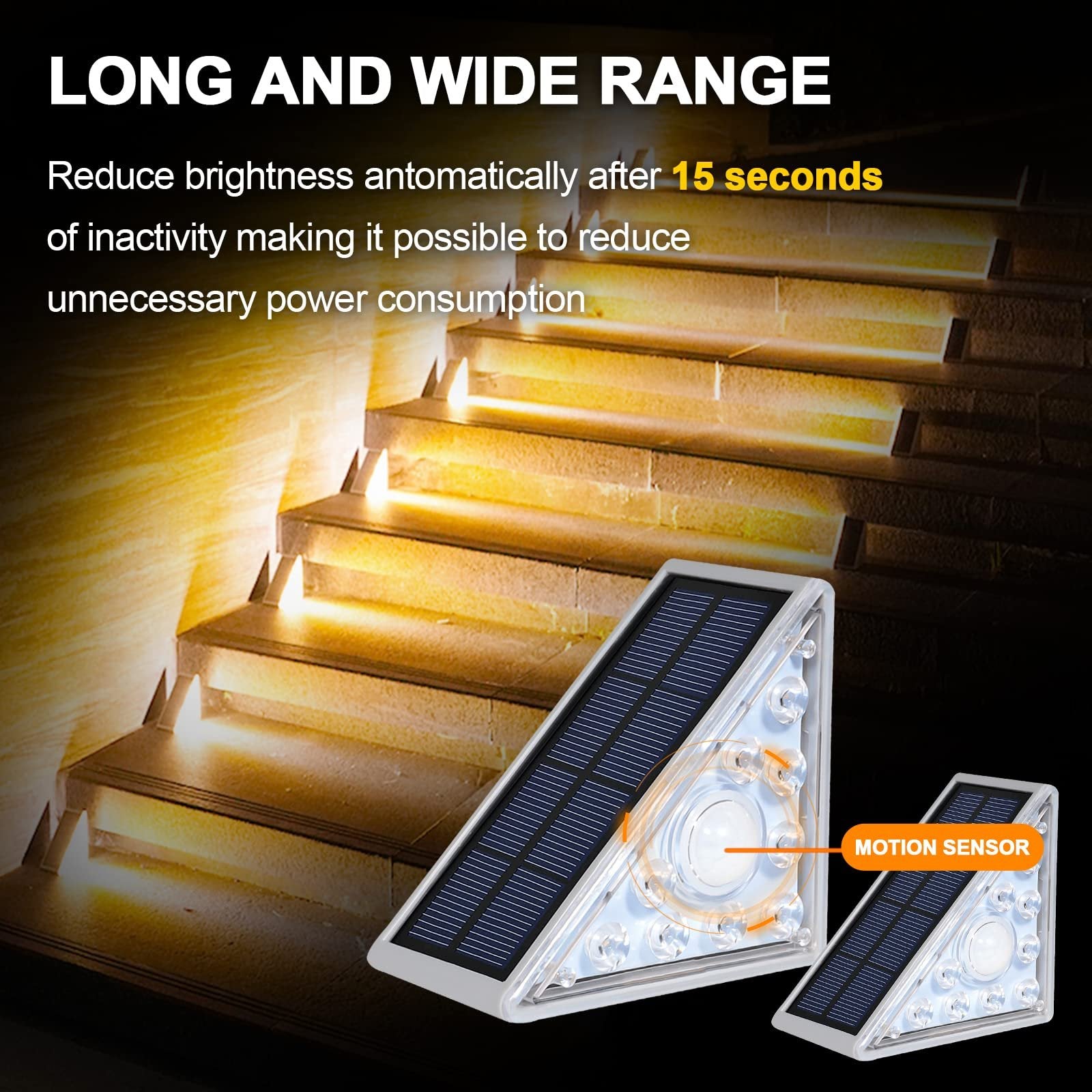 SolarStep™ Bewegungsmelder Treppenlicht