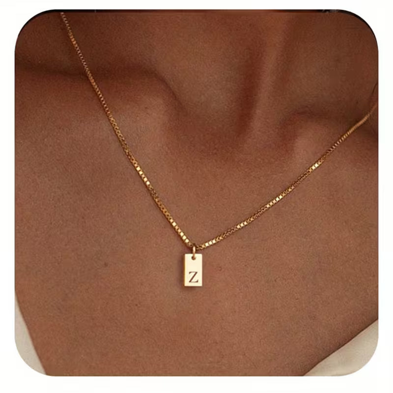 Halskette Damen | Initialen Halskette | Perfektes Valentine Geschenk mit persönlicher Bedeutung