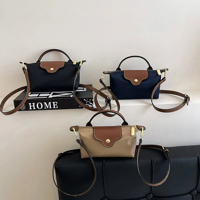 Stylische Damen Farbblock Mini Umhängetasche | Nur Heute 50% RABATT