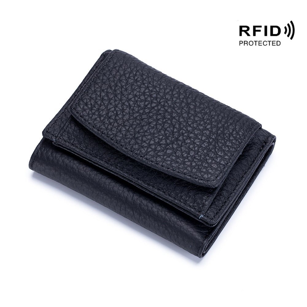 VAELIS™ SecureMini – Kompakte Leder-Miniwallet mit RFID-Schutz [50% Rabatt]