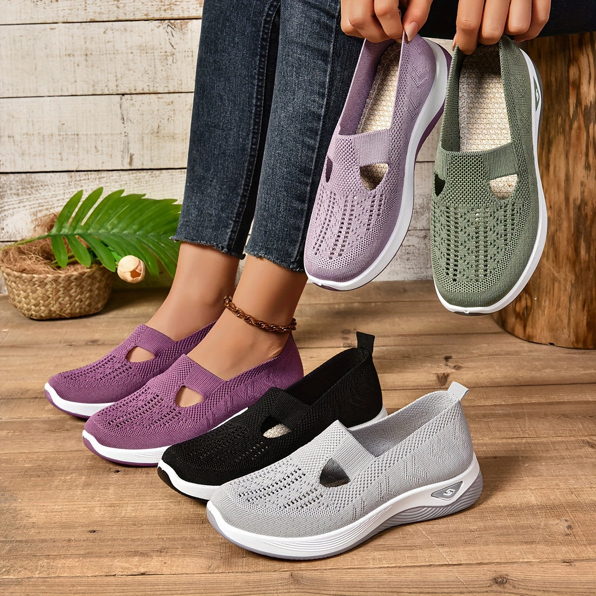 OrthoFit™ Damen Orthopädischer Slip-On – Komfortabel & Stilvoll