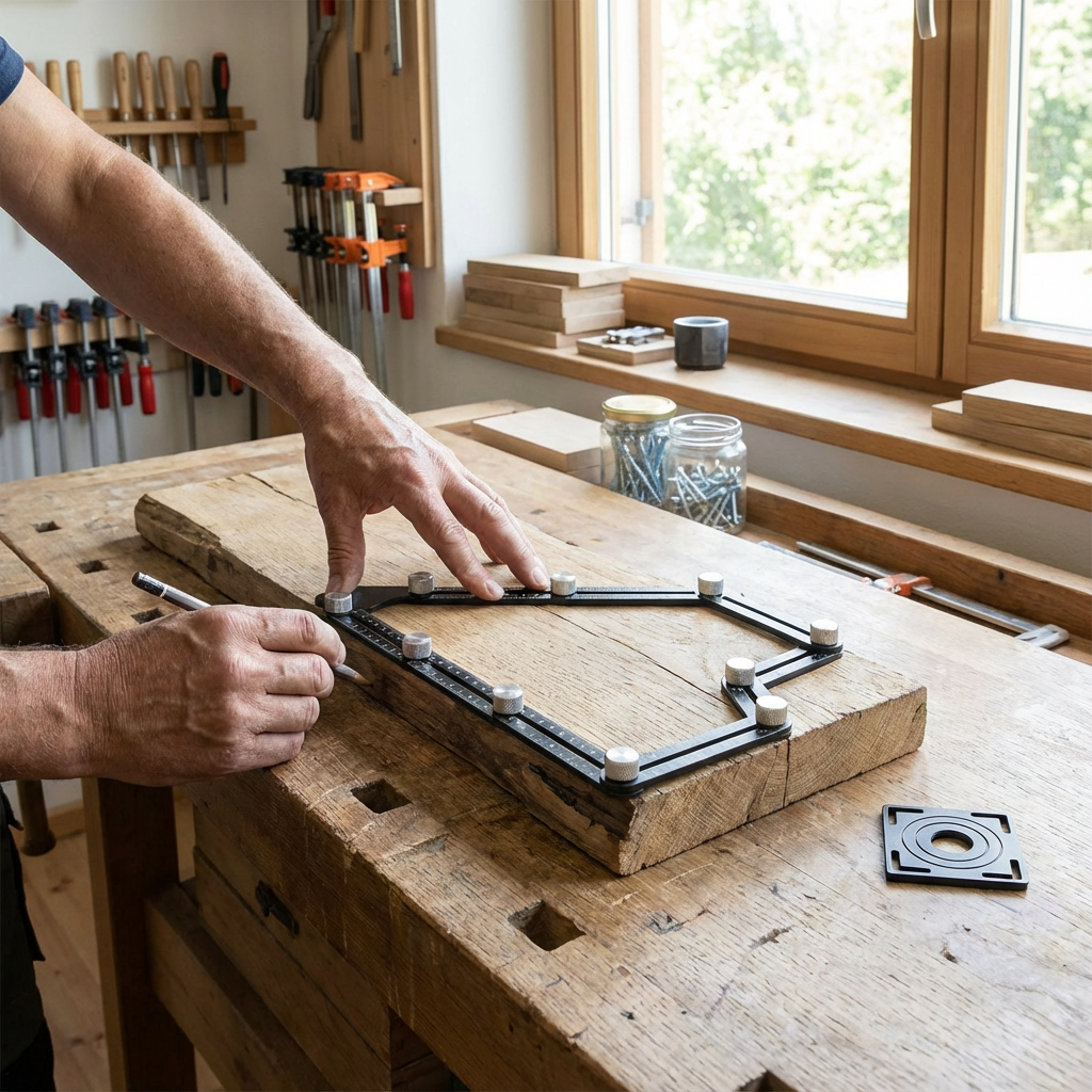AngleForm™ ProMeasure – Die intelligente Mehrwinkel-Messschablone für präzise Handwerksarbeit