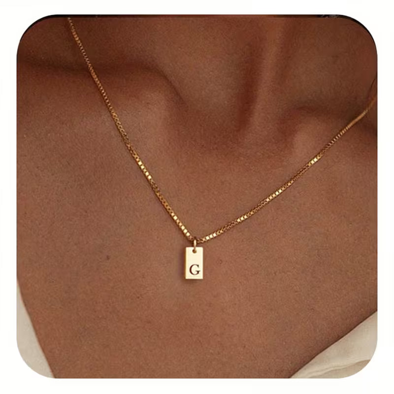 Halskette Damen | Initialen Halskette | Perfektes Valentine Geschenk mit persönlicher Bedeutung