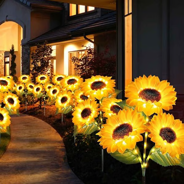 Solar LED Sonnenblumen Gartenlichter | Nur Heute 50% RABATT!🌻