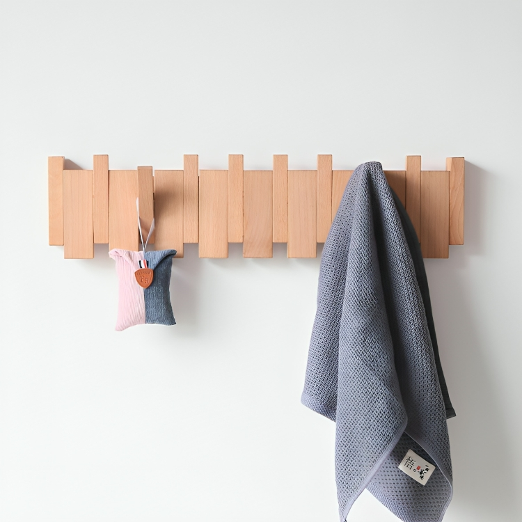 HarmonyHold WallArt™ – Die stilvolle Klapphaken-Garderobe für Ordnung & Design