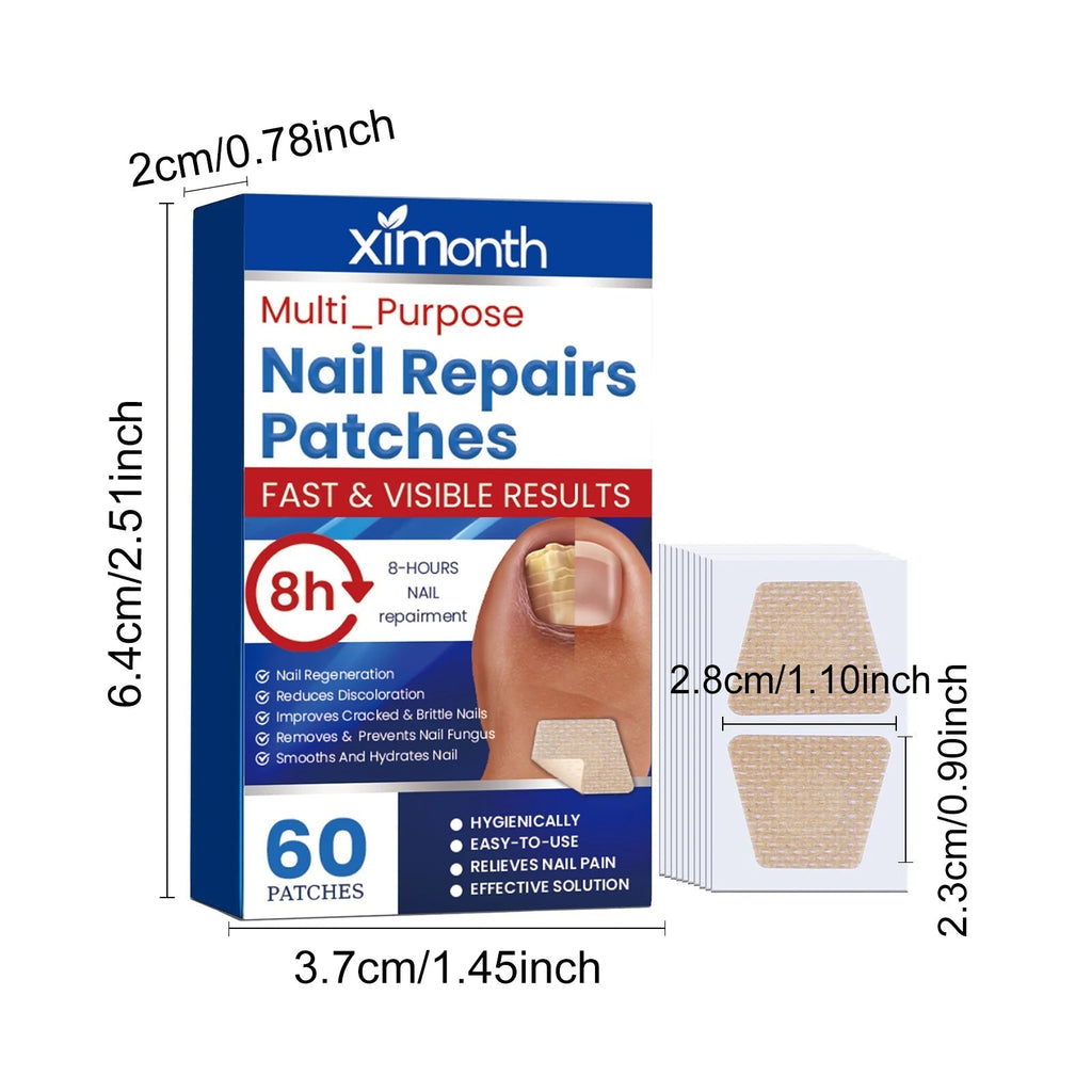 Nagelpilz-Restaurationspflaster 60 Stück