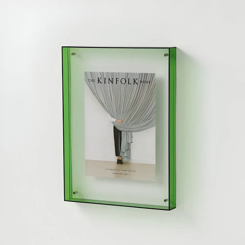 Klarer Acryl-Bilderrahmen - Minimalistischer Wandrahmen