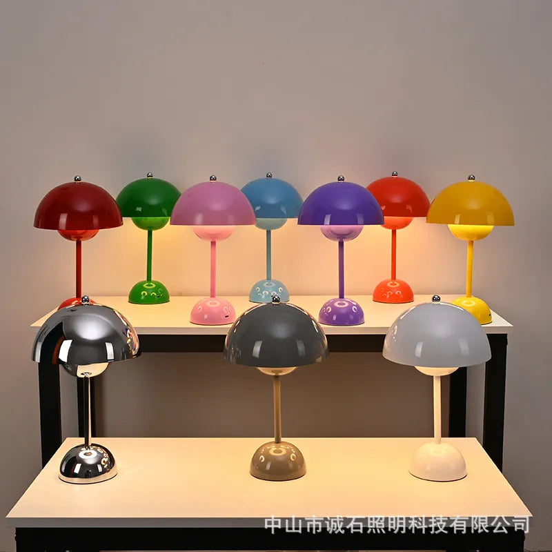 LED-Tischlampe Lumora | DimNordly™ AuraLamp – Skandinavische LED-Tischlampe für warme, stilvolle Atmosphärembar in 3 Stufen | USB-Aufladbar | Skandinavisches Design