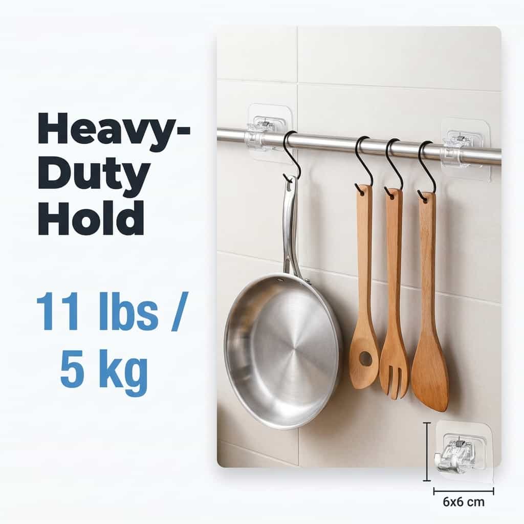 SmartGrip™ - Schädenfreie Wandhaken 4st | Nur Heute 50% RABATT