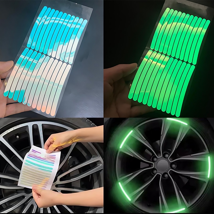 10 + 10 GRATIS | WheelReflect™ Reflektierende Felgenaufkleber