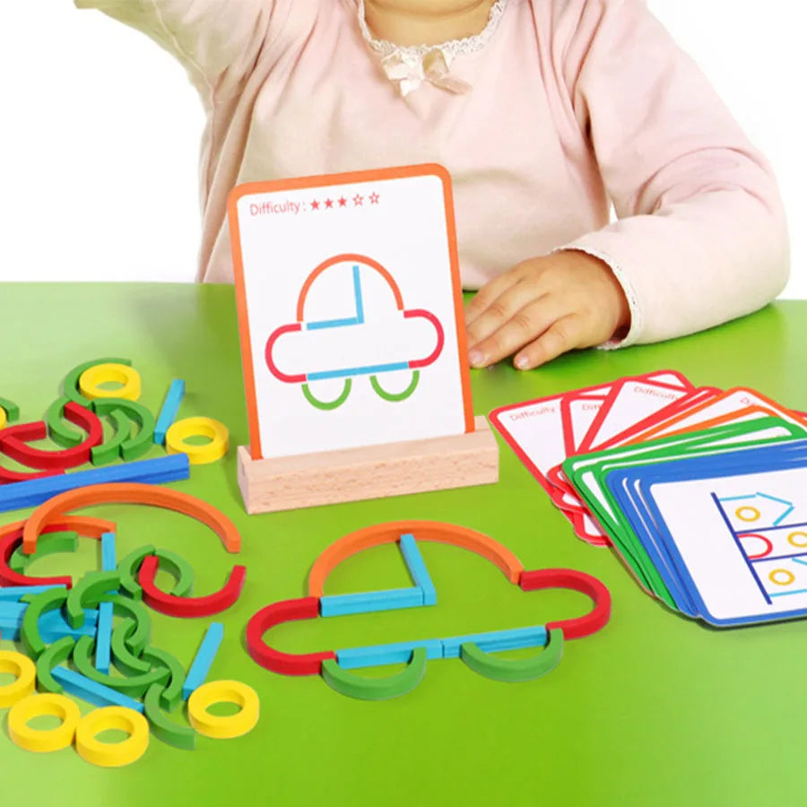 50% Rabatt | ColorNest™ Lernpuzzle aus Holz – spielerisch lernen, kreativ wachsen