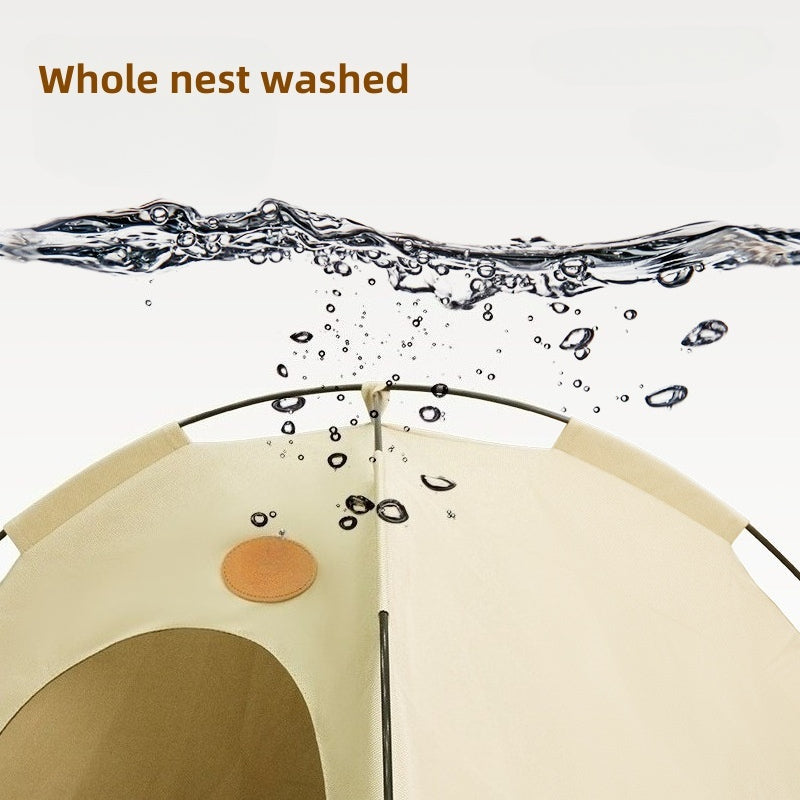 CozyNest™ | Haustierzelt – Faltbar, weich & ruhig für Katzen und kleine Hunde