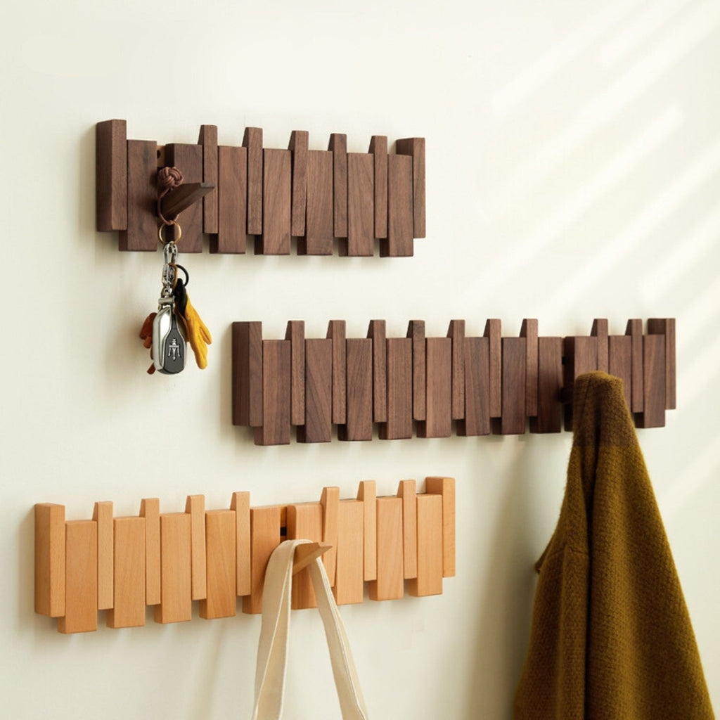 HarmonyHold WallArt™ – Die stilvolle Klapphaken-Garderobe für Ordnung & Design