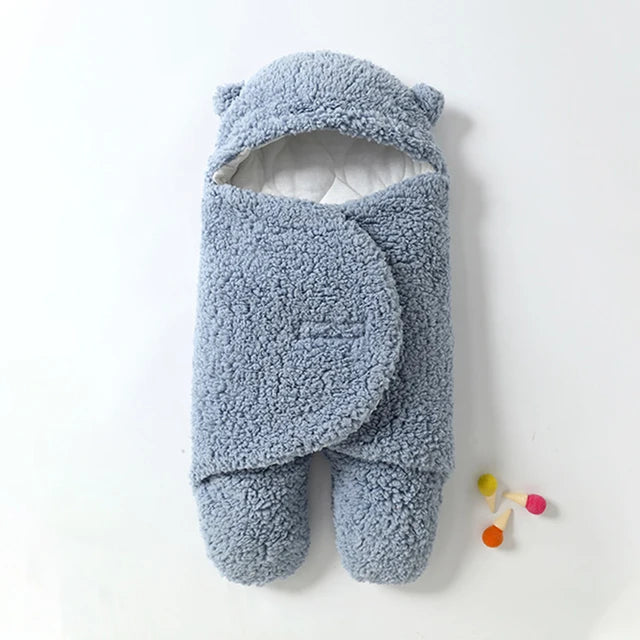 CUDDLECUB™ CozyWrap – Weiche Baby-Wickeldecke für Geborgenheit & Wärme [50% Rabatt]