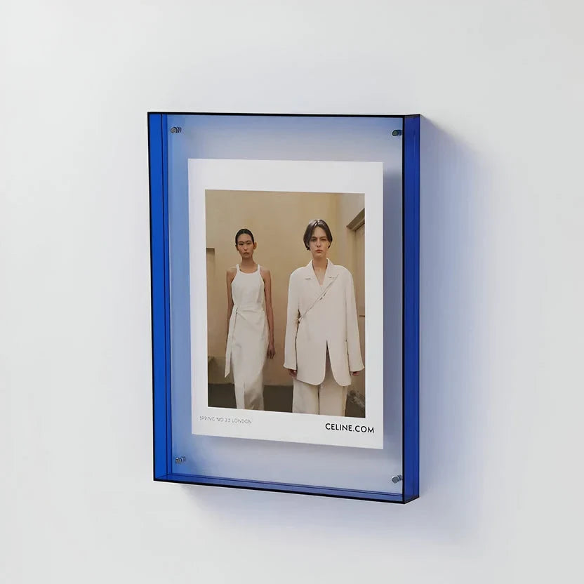 Klarer Acryl-Bilderrahmen - Minimalistischer Wandrahmen