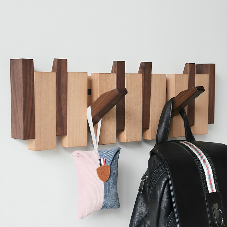HarmonyHold WallArt™ – Die stilvolle Klapphaken-Garderobe für Ordnung & Design