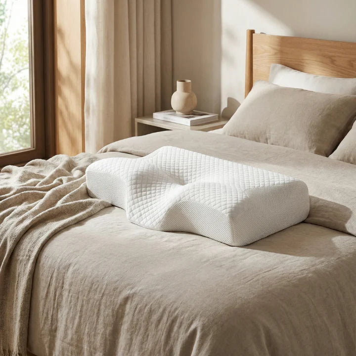 SleepMate™ – Ergonomisch Memory Foam SleepMate™ Ergonomisches Memory Foam Kissen – Für besseren Schlaf, weniger Nackenschmerzen & maximale EntspannungKussen Comfortabel