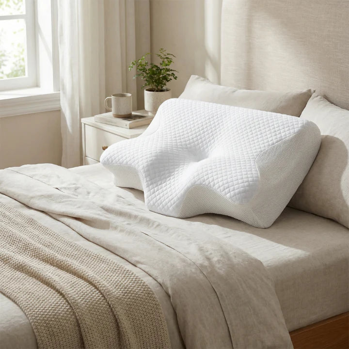 SleepMate™ – Ergonomisch Memory Foam SleepMate™ Ergonomisches Memory Foam Kissen – Für besseren Schlaf, weniger Nackenschmerzen & maximale EntspannungKussen Comfortabel