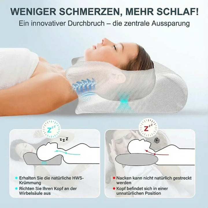 SleepMate™ – Ergonomisch Memory Foam SleepMate™ Ergonomisches Memory Foam Kissen – Für besseren Schlaf, weniger Nackenschmerzen & maximale EntspannungKussen Comfortabel