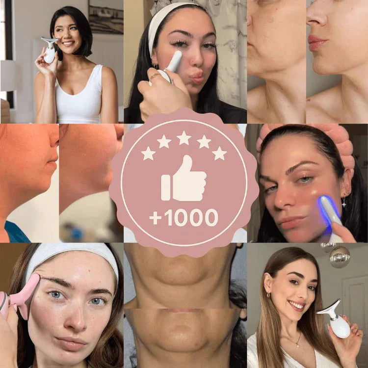 DermaLift EMS™ – LED & EMS Hautstraffer für sichtbar jünger wirkende Haut | 50% RABATT