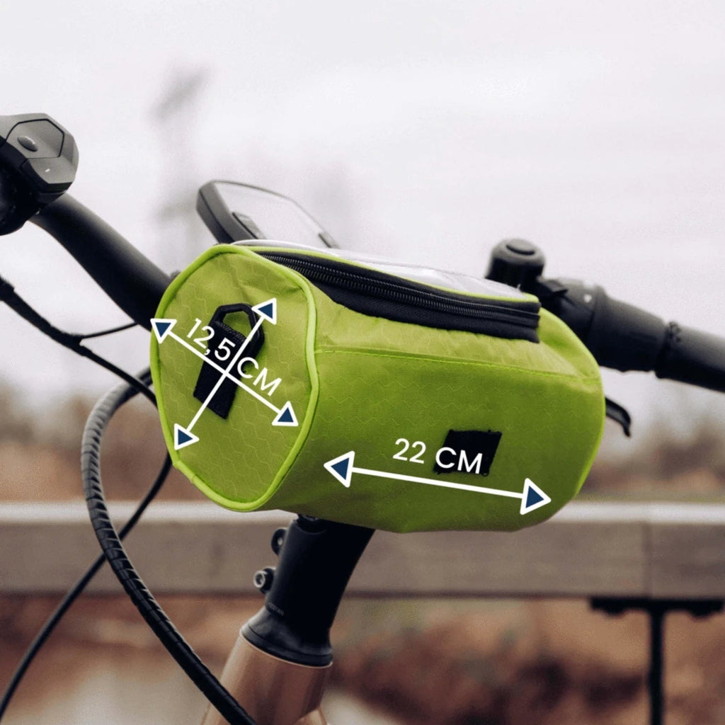 Tourix™ | Lenkertasche für Fahrrad | Wasserdichte Fahrradtasche mit Touchscreen