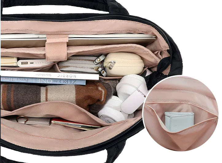 UrbanPuff DailyBag – Gepolsterte Alltags-Tasche mit modernem Puffer-Design