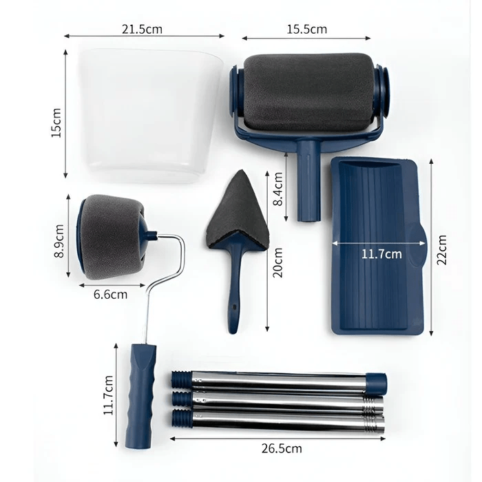 WallFlow Pro™ – Smartes Farbroller-Set für perfekte Wände