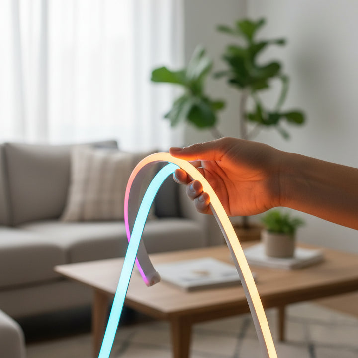 LumiFlow Flex™ – Der flexible LED-Neonstreifen für sanftes, stimmungsvolles Licht