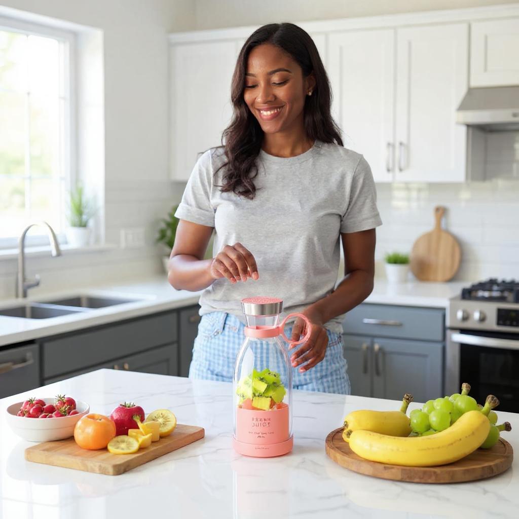 VitaPulse™ GoMix – Kabelloser Smoothie- & Protein-Mixer für unterwegs