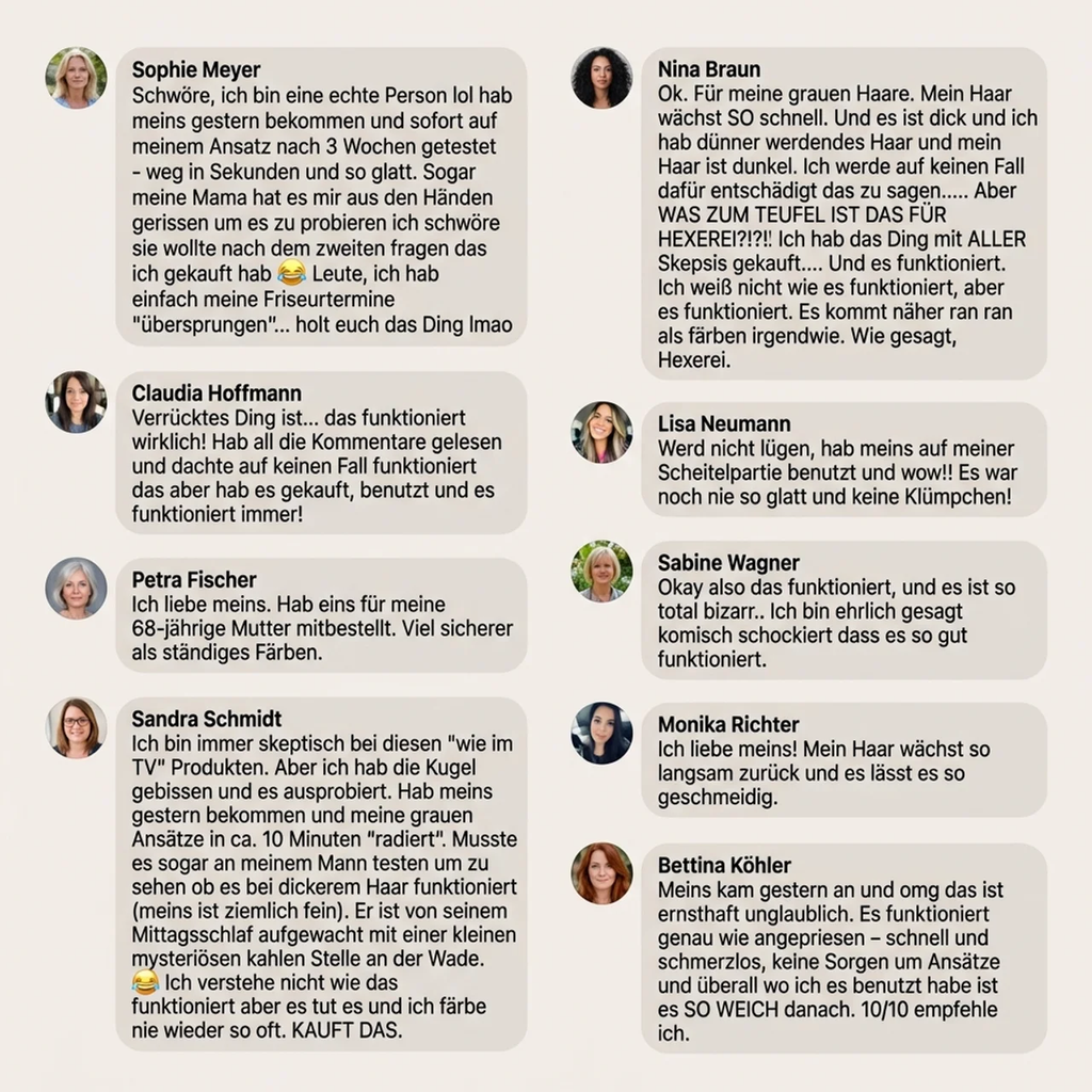 1 + 1 GRATIS | Sofort Ansatz- und Grauhaar Abdeckung in Sekunden