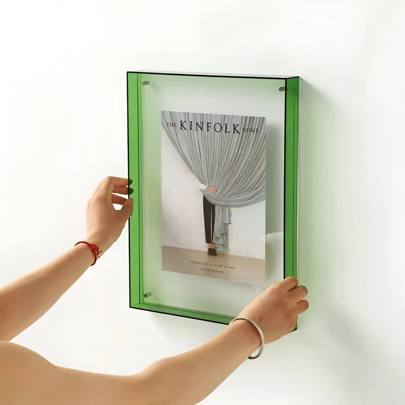 Klarer Acryl-Bilderrahmen - Minimalistischer Wandrahmen