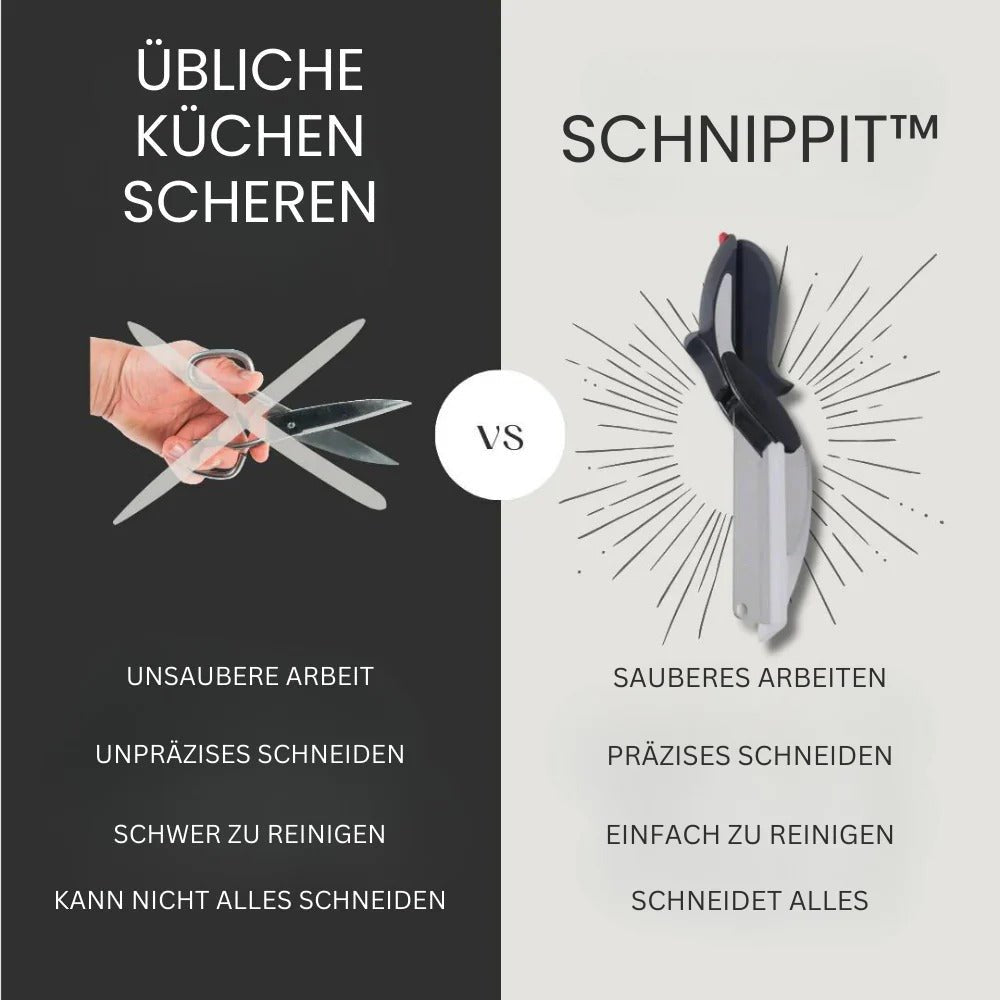 PressChef™ – Schneidebrett, Messer & Schäler in einem