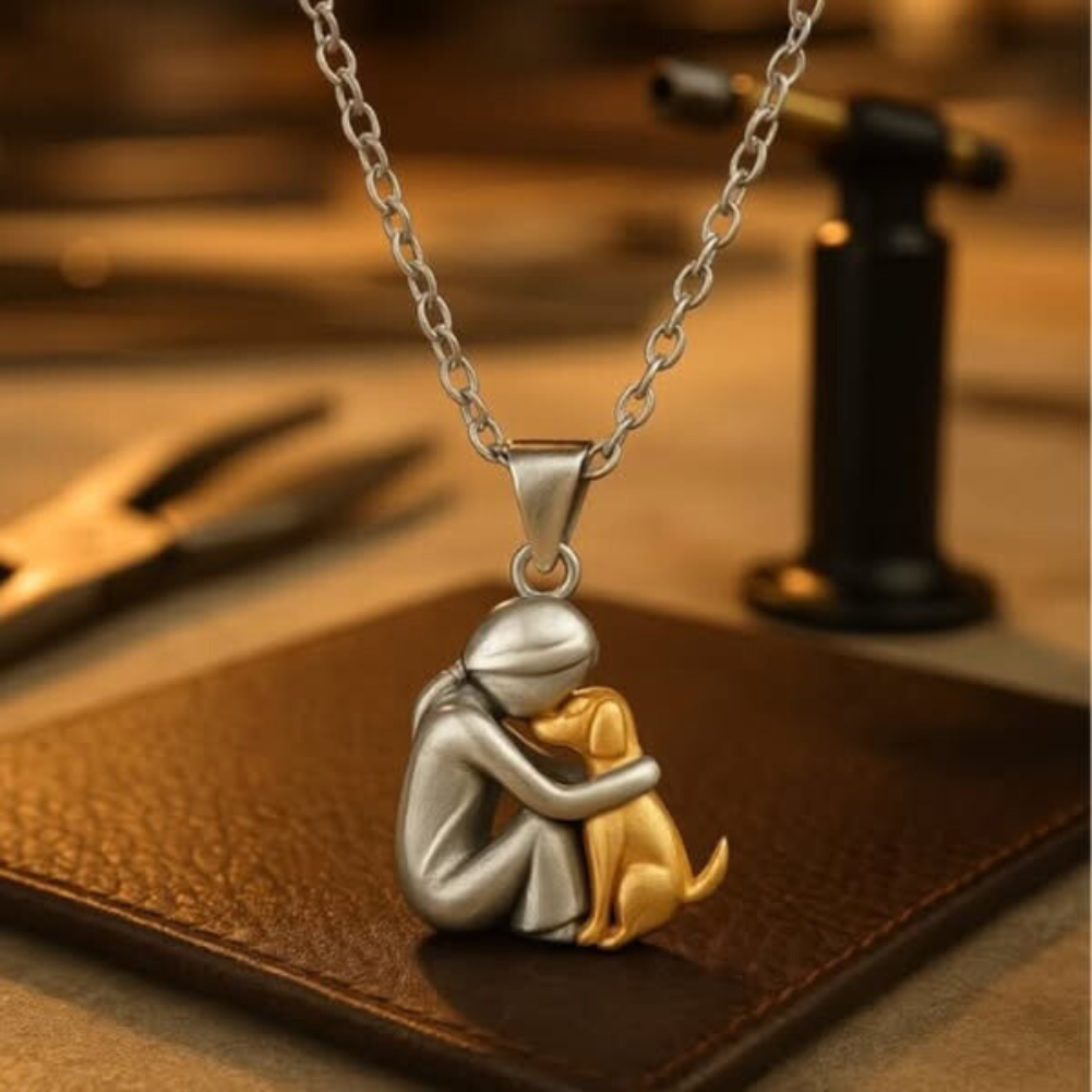 SoulMate Paw – 925er Sterling Silber Halskette mit Hund-Anhänger | Nur heute 50% RABATT