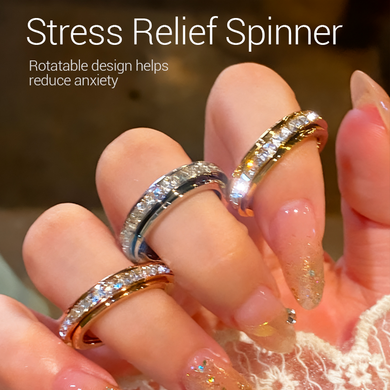 CalmGlow SpinRing™ – Eleganz trifft Stressfreiheit in einem zeitlosen Design | 1+1 GRATIS