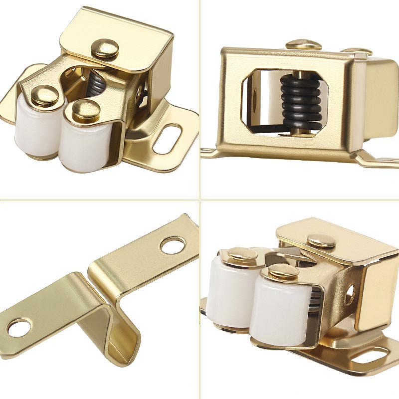 SnapLock™ DuoCatch – Zuverlässiger Doppel-Rollenschnäpper für Möbel & Schranktüren | 2+2 GRATIS