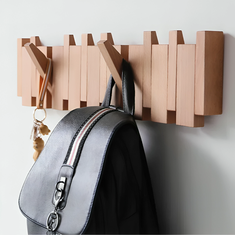 HarmonyHold WallArt™ – Die stilvolle Klapphaken-Garderobe für Ordnung & Design