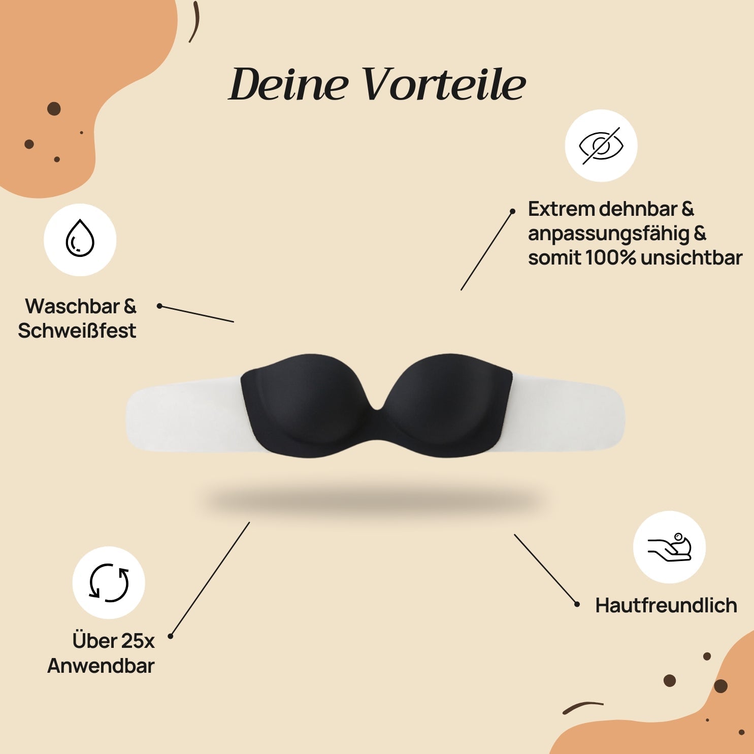 Unsichtbarer Pushup Klebe BH™