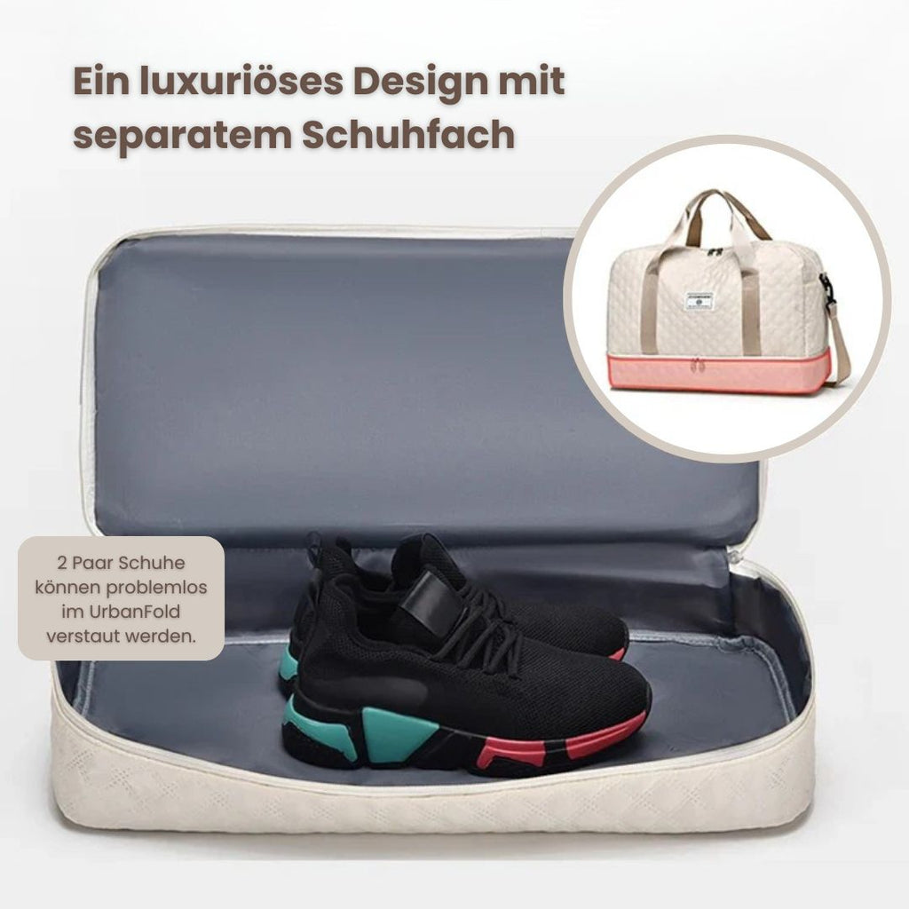 Voyaro™ FlexWeek – Elegante Weekender-Reisetasche mit Schuh- & Nassfach