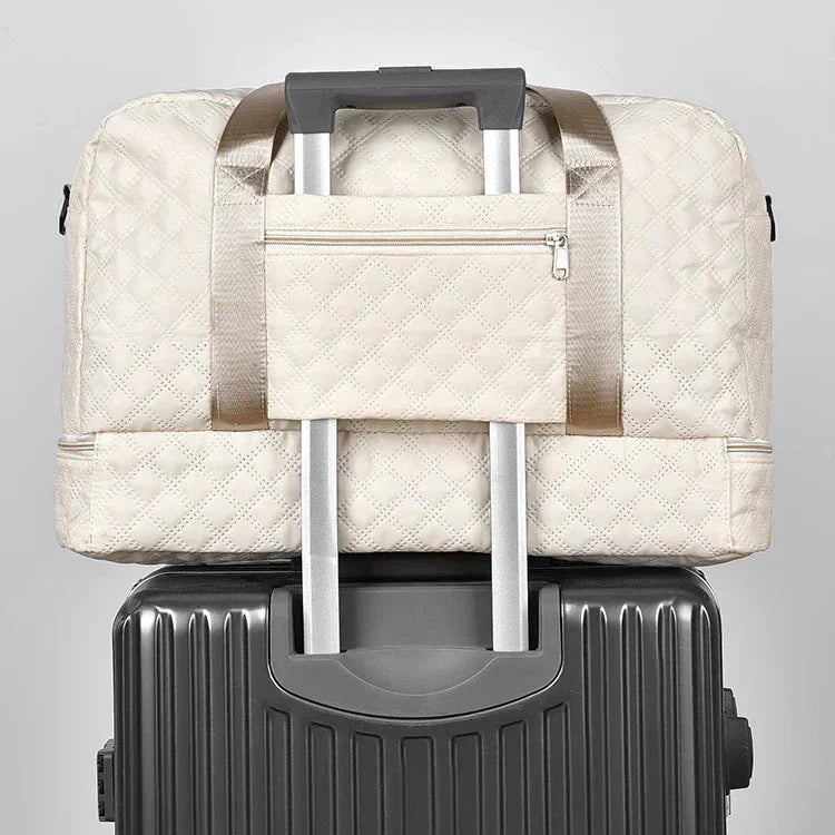 Voyaro™ FlexWeek – Elegante Weekender-Reisetasche mit Schuh- & Nassfach